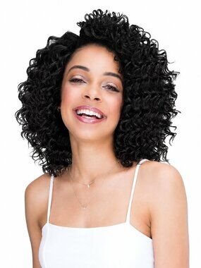 FEMI COLLECTION EDGE 9S DEEP WAVE NATURAL BLACK UNPROCESSED HUMAN HAIR 180G